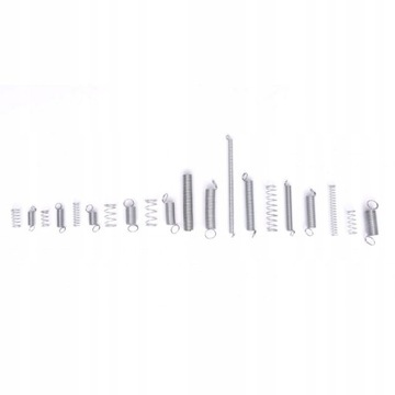 НАБОР ПРУЖИН 200 ШТ. ОЦИНКОВАННАЯ СМЕСЬ ДЛЯ НАТЯГИВАНИЯ