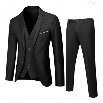 MĘSKI GARNITUR ELEGANCKI slim fit Komplet S-6XL