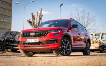 Skoda Kodiaq I SUV 2.0 TDI SCR 200KM 2021 Skoda Kodiaq Skoda Kodiaq 2.0TDI 4X4 Sport Line 200KM , Salon Polska , Fak, zdjęcie 1