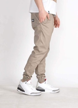 Spodnie 3XL Bossline Cut Jogger Beżowe joggery XXXL