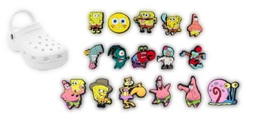 БУЛАВКИ ДЛЯ ОБУВИ CROCS БУЛАВКИ Губка Боб Квадратные Штаны 16 штук №2