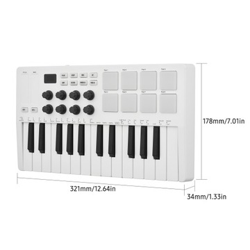 MIDI-клавиатура M-VAVE, 25 клавиш
