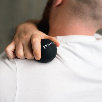 ЖЕСТКИЙ силиконовый шарик для самомассажа, ГЛАДКИЙ 65 мм.