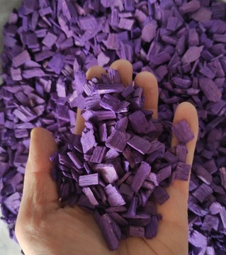 ЦВЕТНЫЕ ДЕРЕВЯННЫЕ ГРАНУЛЯТЫ ЩЕПКА ДЕКОРАТИВНАЯ КОРА ЛЕСНАЯ В БАНКЕ 0,5 Л