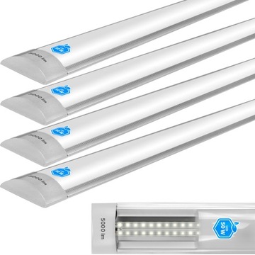 4x PANEL LAMPA LED ŚWIETLÓWKA NATYNKOWA 150cm 50W