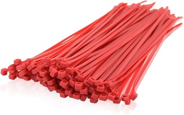 КРАСНЫЕ СВЯЗКИ КАБЕЛЬНЫЕ СВЯЗИ ЗАГЛУШКИ ТРИТКА 2,5х200 мм 100х