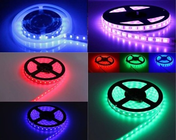 KIT Светодиодная лента 300 RGB 5050 Контроллер IP68 15м