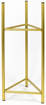 Stojak na donice Kwietnik Metal Złoty Loft Lizio L Gold 27x60