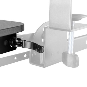 Подставка для клавиатуры Maclean под столом, регулируемая, макс. 5 кг, 67x24 см,