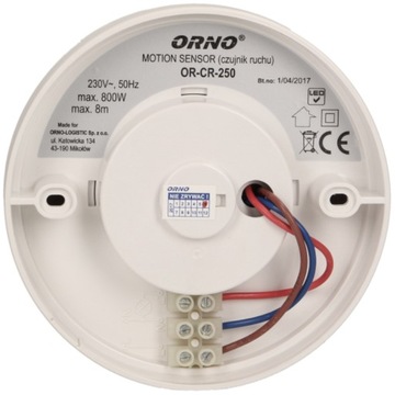 Сумеречный датчик движения Потолочный подвижный датчик 360°