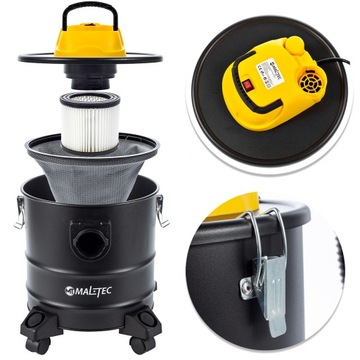 ПЫЛЕСОС ДЛЯ КАМИНА ЗОПЕЛ ПЕЧИ САЖИ ПРОМЫШЛЕННЫЙ ТЕРМОСТОЙКИЙ 18Л 1800ВТ