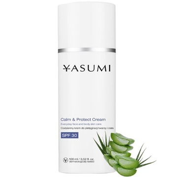 YASUMI KREM OCHRONNY CALM PROTECT SPF30 z ALOESEM