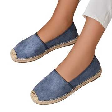 NIEBIESKIE ESPADRYLE DAMSKIE DIMALLE 40