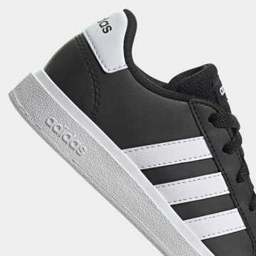 buty damskie adidas sportowe grand court lekkie trampki czarne r 39 1/3