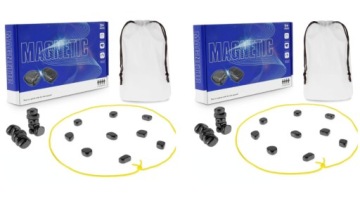 2W1 GRA MAGNETYCZNA 40 KAMIENI KAMIENIE MAGNETYCZNE 2 ZESTAWY