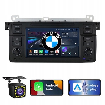 BMW E46 RADIO ANDROID DSP GPS LTE Carplay 4GB/64GB