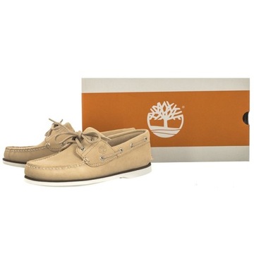 Buty Mokasyny Timberland Classic Boat Shoe Beżowe