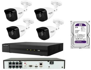 MONITORING IP HIKVISION 4Mpx ZESTAW DO ROZBUDOWY