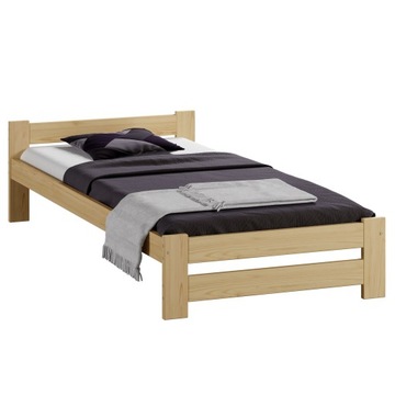ŁÓŻKO DREWNIANE sosnowe 80x200 + stelaż PRODUCENT