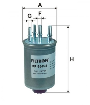 FILTR PALIVA JAGUAR S-TYPE XF PP969/5 MQ6