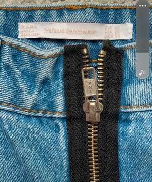 680F Nowe Zara spodnie jeans rurki rozm.M dziury