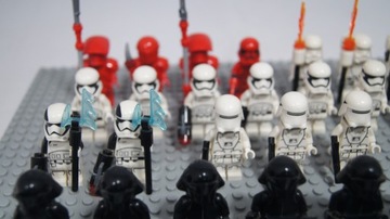 Фигурки Lego Star Wars 50 фигурок Первого Ордена Кайло Рен Сноук Рей Финн BB-8