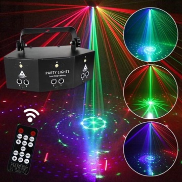 Лазерное освещение сцены RGB 9 LED Eye
