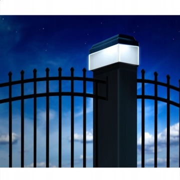 Колпачок столба CAPTUREK SOLAR светодиодный 90х90.