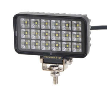 ПРЯМОУГОЛЬНАЯ РАБОЧАЯ ЛАМПА 18Вт LED 12/24В + ВЫКЛЮЧАТЕЛЬ