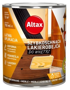 ALTAX Szybkosch.Lakierobejca do wnętrz 0,75l sosna