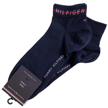 TOMMY HILFIGER PONOŽKY PONOŽKY ČLENKOVÉ PONOŽKY 2P r39-42