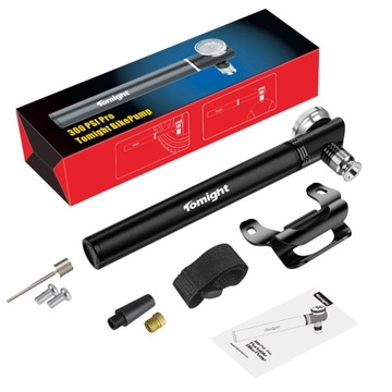 Tomight 300 PSI mini pompka rowerowa z manometrem