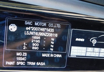 MG ZS I 2022 MG ZS z Gwarancja LUXURY-Pakiet Model 2023r 1.5 Benzyna 106KM, zdjęcie 16