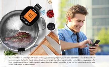 Вакуумная вилка ЕС, управление Sous-Vide WI-FI