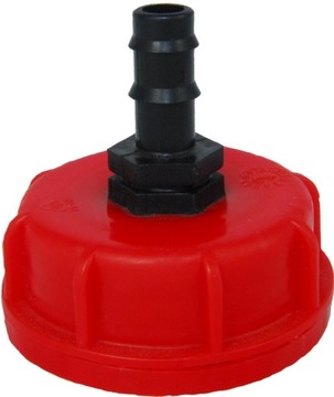Łącznik wciskowy prosty fi15mm+nakrętka plastikowa