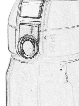 Термокружка TERMOS сталь CLICK кофейно-коричневая 400 мл