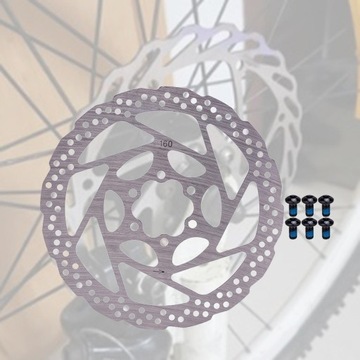 ДИСКОВЫЙ ТОРМОЗ ГОРНО-ДОРОЖНЫЙ ВЕЛОСИПЕД MTB BMX ВЕЛОСИПЕД КРЕПЛЕНИЕ БОЛТОМ 160 ММ