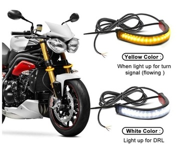 Светодиодные дневные ходовые огни DRL + динамические направления