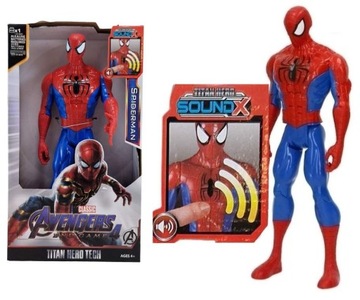SPIDERMAN AVENGERS DUŻA RUCHOMA FIGURKA DŹWIĘK