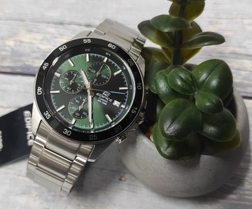 WODOSZCZELNY STALOWY ZEGAREK CASIO EDIFICE CHRONOGRAF EFR-526D -3AV