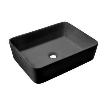Umywalka ceramiczna nablatowa Nyks black