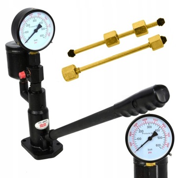 GEKO PRÓBNIK WTRYSKIWACZY MIERNIK TESTER 600 BAR DIESEL ADAPTERY G02658