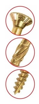 СТОЛЯРНЫЕ ВИНТЫ 8x380 TORX С КОНИЧЕСКОЙ ГОЛОВКОЙ 50 шт.