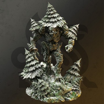 ОТЛИЧНАЯ фигурка Garamoud Forest Monster 12k + база для ролевой игры DND D&D с 3D-печатью