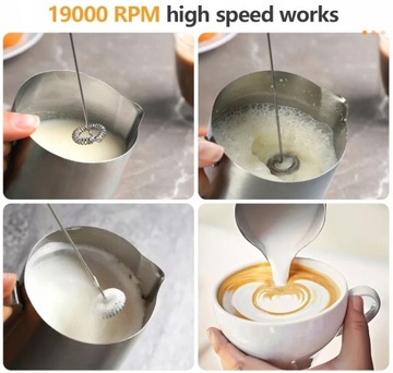 ВЗЕНИВАНИЕ МОЛОКА WHIMPER КОФЕ НЕРЖАВЕЮЩАЯ СТАЛЬ 19000 об/мин ТИХИЙ МОЩНЫЙ