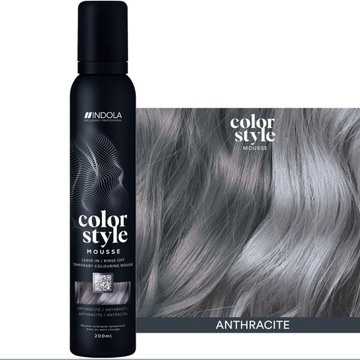 Pianka koloryzująca INDOLA Color Style Mousse Antracyt 200ml