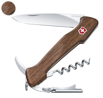Victorinox 0.9701.63, Карманный нож Wine Master Wood с футляром, орех