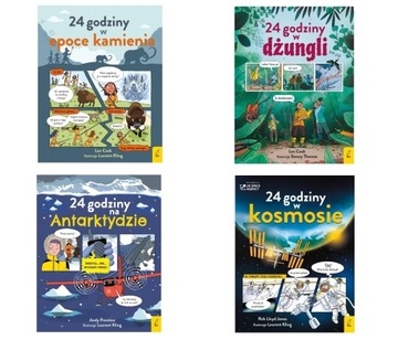 Zestaw 24 godziny 4 książki