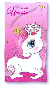 Ręcznik szybkoschnący kąpielowy Unicorn Jednorożec 70x140 Microfibra