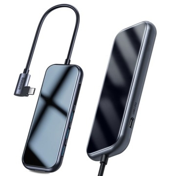 Hub Baseus SUPERLATIVE USB-C 3-USB HDMI VGA 4K FHD